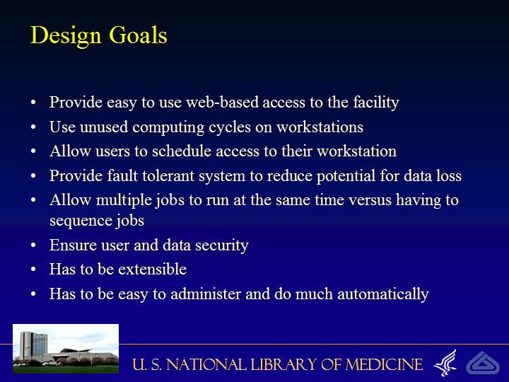 Slide 4: Design Goals
